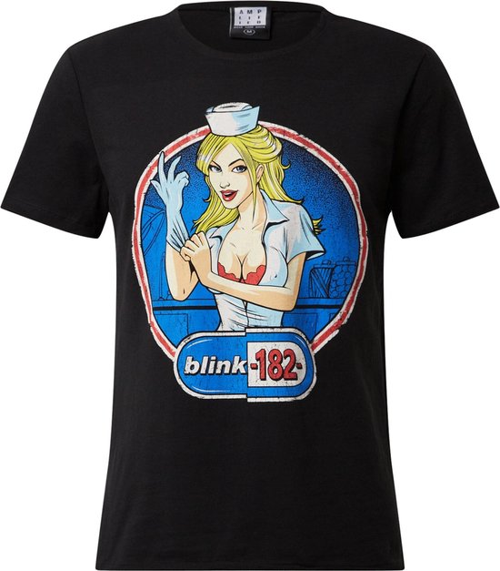 T-shirt amplifié blink 182 lavement d'état Gris Foncé-XL