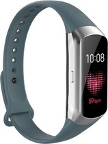 Strap-it Samsung Galaxy Fit siliconen bandje - grijsblauw
