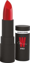 Miss W Pro Lippenstift Glossy Dames 3,5 Gram Fatal Red 125