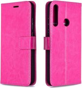 Portemonnee Book Case Hoesje Geschikt voor: Motorola Moto G8 Power -  roze