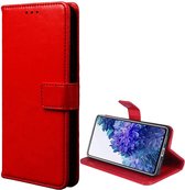 Portemonnee Book Case Hoesje Geschikt voor: Nokia G10 / G20 -  rood