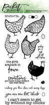 One Hot Chick Clear Stamps (A-132)