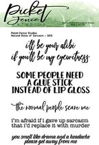 Natural State of Sarcasm Clear Stamps (S-155)
