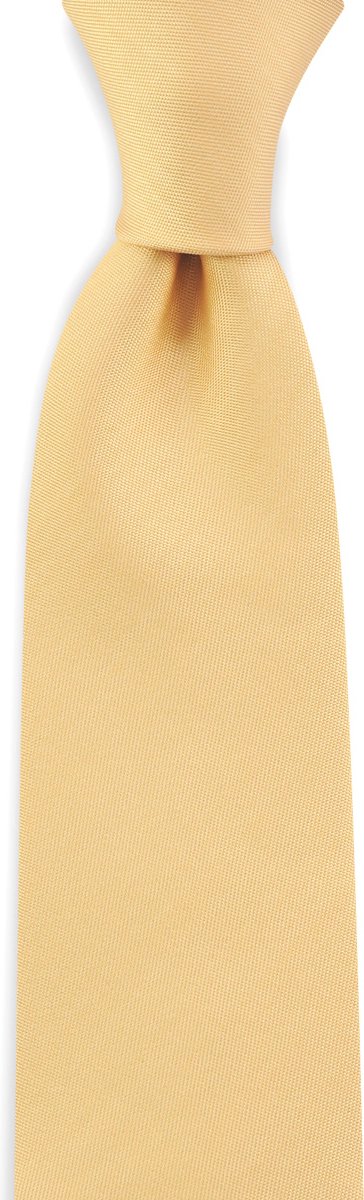 JB Collection - Stropdassen - stropdas zachtgeel smal - zachtgeel