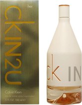 CALVIN KLEIN CK IN2U HER spray 150 ml | parfum voor dames aanbieding | parfum femme | geurtjes vrouwen | geur