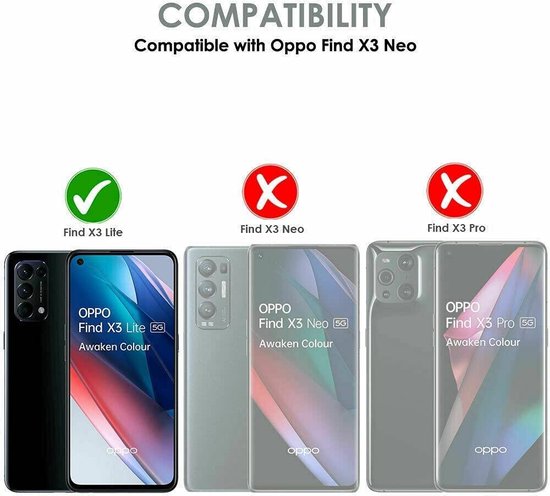 Glas de protection d'écran Oppo Find X3 Pro - Protecteur d'écran en Tempered Glass trempé - 1x AR202