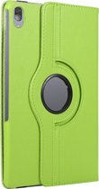 Case2go - Tablet hoes geschikt voor Lenovo Tab P11 - Draaibare Book Case Cover - 11 inch - Groen