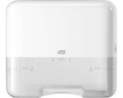 Tork 553100 Dispenser handdoekdispenser z/c-vouw mini wit voor H3 (553100)