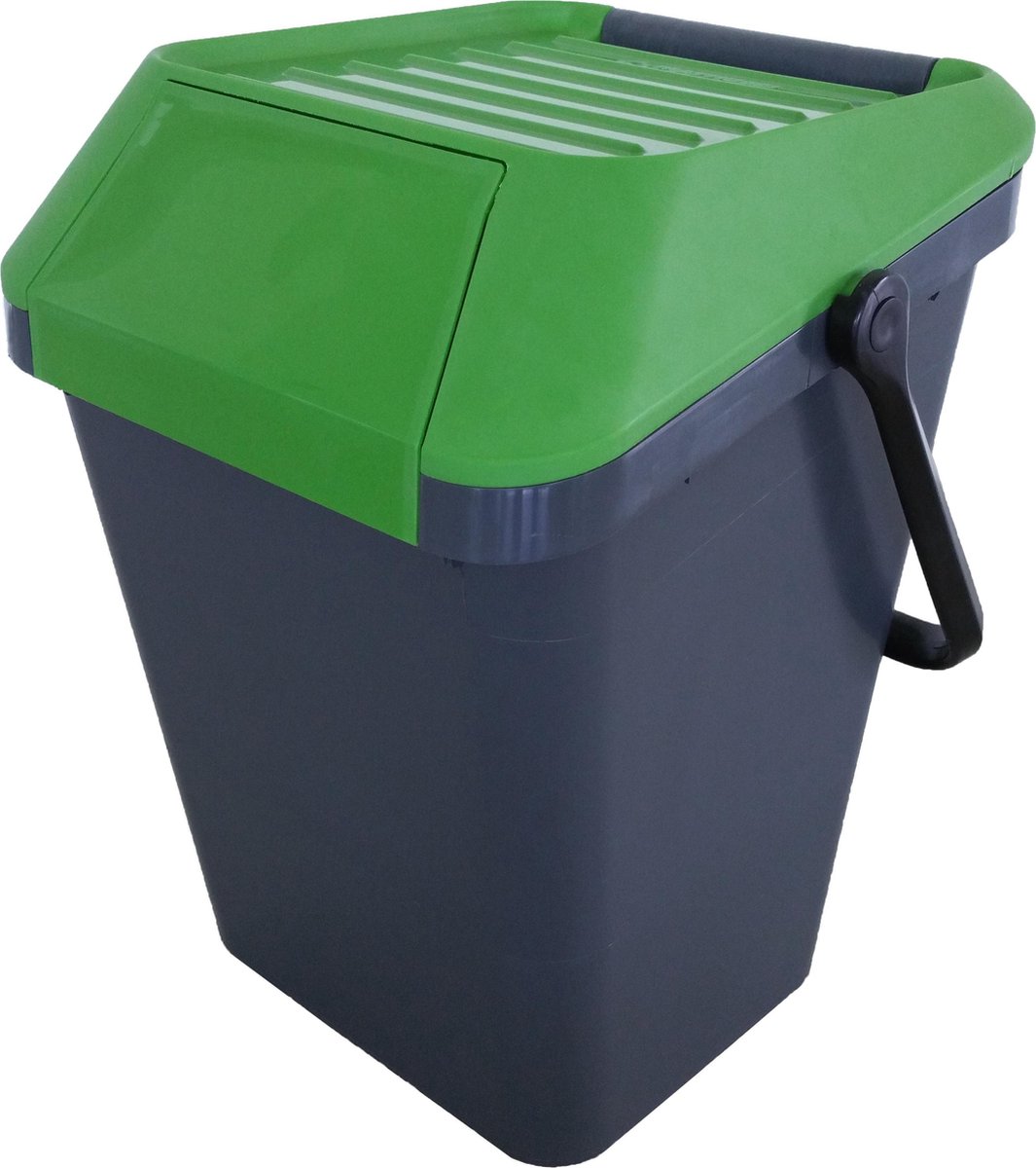 EasyMax afvalemmer 45 liter grijs, groen