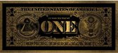 By Kohler One dollar, in god we trust dibond 90x200x2cm (112014)