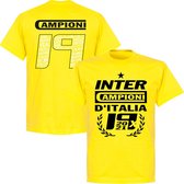 Inter Milan Campioni 19 Kampioens T-Shirt 2021 - Geel - XXL