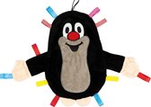 Bino Knuffeldoekje Little Mole Junior 26 X 34 Cm Pluche Zwart