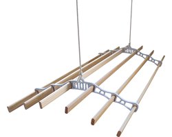 Droogrek Ophangbaar - Wit - 1.8 meter - plafond wasrek