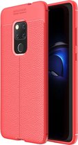 Mobigear Luxury TPU Backcover voor de Huawei Mate 20 - Rood