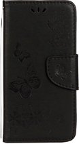 Mobigear Butterfly Bookcase Hoesje - Geschikt voor Apple iPhone XS - Gsm case - Zwart