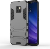 Huawei Mate 20 Pro Hoesje - Mobigear - Kickstand Serie - Hard Kunststof Backcover - Grijs - Hoesje Geschikt Voor Huawei Mate 20 Pro