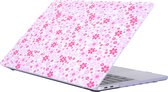 Mobigear Laptophoes geschikt voor Apple MacBook Pro 15 Inch (2016-2019) Hoes Hardshell Laptopcover MacBook Case | Mobigear Flowers - Model 41 - Model A1707 / A1990