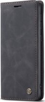 Samsung Galaxy M31 Hoesje - Caseme - Serie - Kunstlederen Bookcase - Zwart - Hoesje Geschikt Voor Samsung Galaxy M31