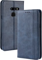 LG G8 ThinQ Hoesje - Mobigear - Sensation Serie - Kunstlederen Bookcase - Blauw - Hoesje Geschikt Voor LG G8 ThinQ