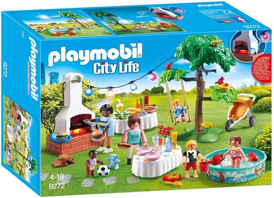 PLAYMOBIL City Life Familiefeest met barbecue - 9272 - PLAYMOBIL