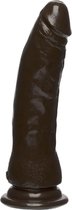 The D - Thin D - 7 Inch Firmskyn - Chocolate - Realistic Dildos -