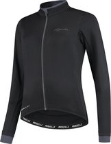 Rogelli Essential Fietsshirt - Lange Mouwen - Dames - Zwart - Maat 2XL