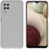 Samsung A12 hoesje - Samsung Galaxy A12 hoesje - hoesje Samsung A12 - hoesje Samsung Galaxy A12 - A12 hoesje - Galaxy A12 hoesje - Siliconen hoesje - Grijs - iMoshion Color Backcov