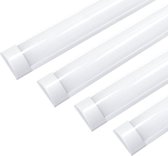 LED strip 90cm 24W (4 stuks) - Koel wit licht - Overig - Pack de 4 - Wit Froid 6000K - 8000K - SILUMEN