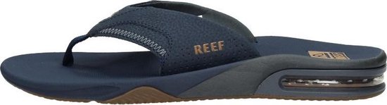 Reef Fanning Heren Slippers - Deep Seas - Maat 47 | bol.com