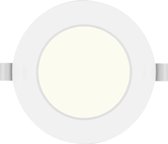 LED Downlight Pro - Aigi Trinko - Inbouw Rond 4W - Natuurlijk Wit 4000K - Mat Wit - Kunststof - Ø98mm - BSE