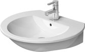 Duravit Darling New wastafel 65x55cm met overloop wit