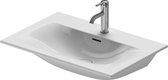 Duravit Viu meubelwastafel 73 cm met kraangat en overloop, wit