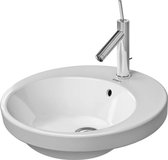 Duravit inbouwwastafel Starck 2 met gat / overloop ø 475 mm wit