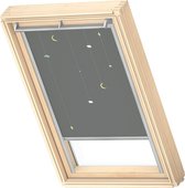 VELUX Origineel Verduisterend Rolgordijn (DKL), Zilveren Kozijn, M04, 304, 1, Mobile