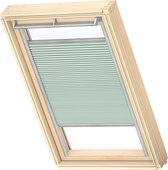 VELUX Origineel Verduisterend Plisségordijn (FHC), Zilveren Kozijn, MK06, Dusty Green