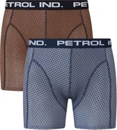 Petrol Industries - 2-pack boxershorts met print Heren - Maat S