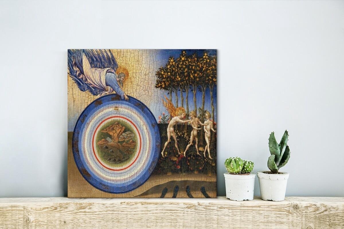 bol.com | Canvas Schilderijen - Schepping van de wereld en verdrijving