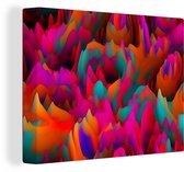 Toile de montagne colorée 2cm