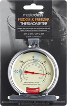 Kitchencraft Koelkast- En Vriezerthermometer 10 Cm Rvs Zilver