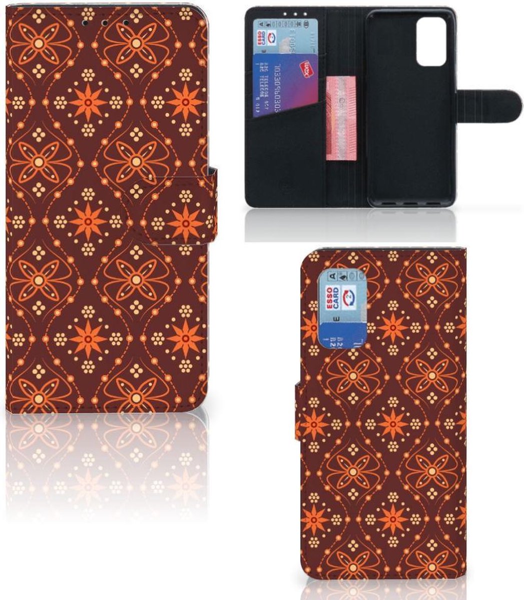 Samsung Galaxy A32 4G Telefoon Hoesje Batik Brown