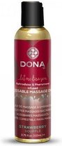 Kusbare Massage Olie Aardbeien SoufflÃ© 125 Dona 5390