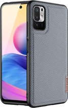 Voor Xiaomi Redmi Note 10 5G DUX DUCIS Fino-serie PU + TPU beschermhoes (blauw)