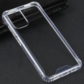 Voor Geschikt voor Xiaomi Redmi Note 10 4G Vierhoekige schokbestendige transparante TPU + pc-beschermhoes