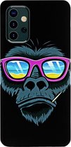 - ADEL Siliconen Back Cover Softcase Hoesje Geschikt voor Samsung Galaxy A32 - Gorilla Apen