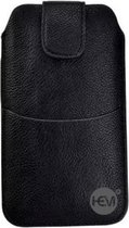 lumia 550 Zwart Insteekhoesje met riemlus en opbergvakje