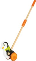 Duwfiguur - duwstok - dieren Pingun - Houten speelgoed vanaf 2 jaar