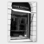 Poster LV Window - Dibond - Meerdere Afmetingen & Prijzen | Wanddecoratie - Interieur - Art - Wonen - Schilderij - Kunst