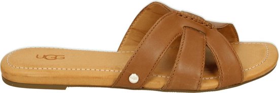 UGG TEAGUE W - Volwassenen Dames slippers - Kleur: Cognac - Maat: 43 |  bol.com