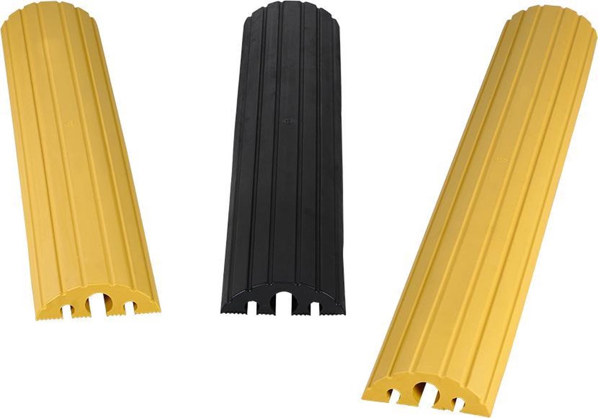 Slang- en kabelbrug Ø 40 mm - Geel - 1200 mm x x - - Polyvinylchloride (PVC) - - Voor binnen & buiten