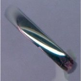Twice As Nice Ring in edelstaal, 3 mm, blinkend  58